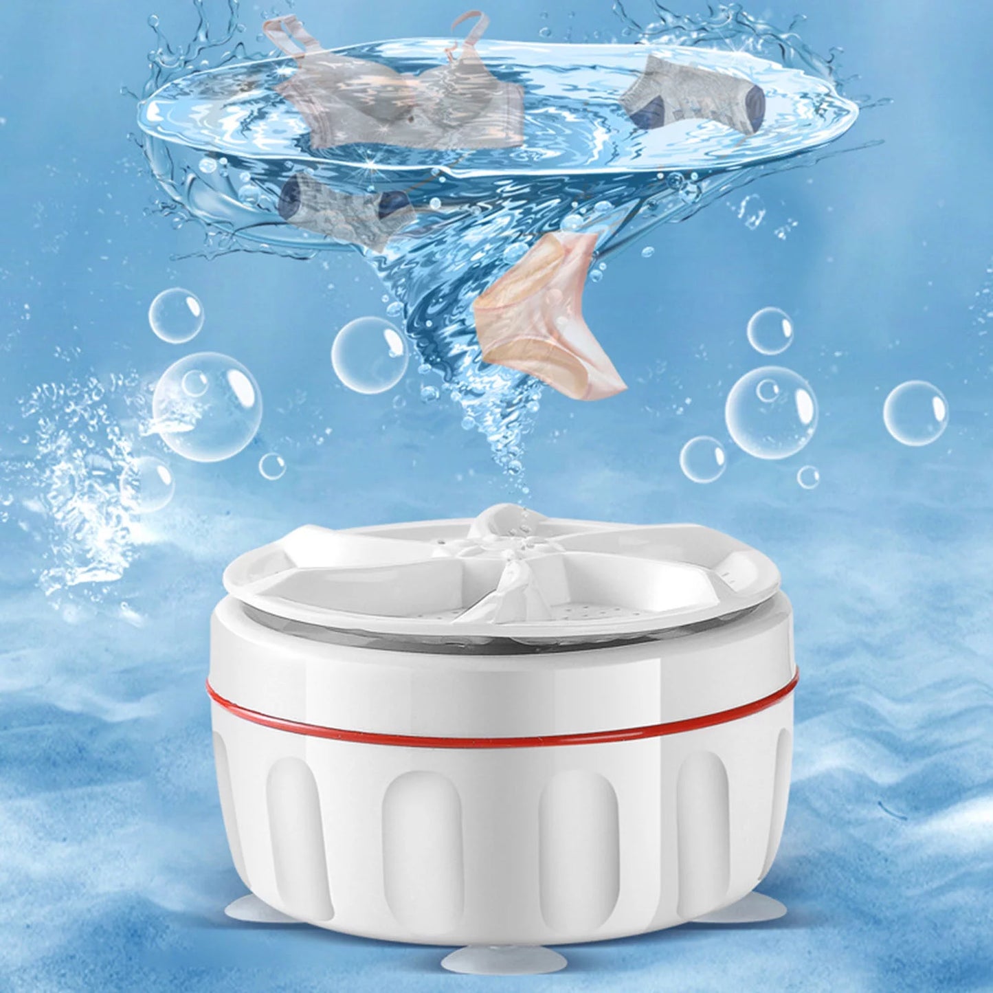 Portable Washing Machine,Mini Washing Machine,Mini Dishwashers Turbo with USB, Suitable for Home Business, Travel, College Room, RV, Apartment