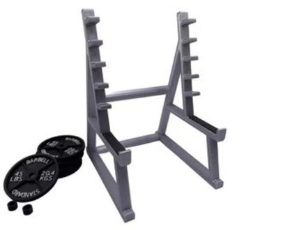Funny Barbell Design Squat Rack Pen Stand Holder Creative Gifts for Fitness Weightlifting Enthusiasts Office Desk Ornament Decor